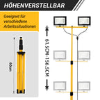 Cosmo Go LED Baustrahler 2 x 50W/100W/200W mit Stativ Einstellbar