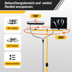 Cosmo Go LED Baustrahler 2 x 50W/100W/200W mit Stativ Einstellbar