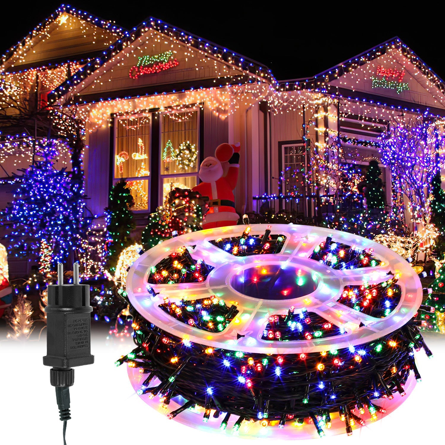 Cosmo Go LED Lichterkette Außen 50m/100m/200m Tintegrün Kabel