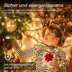 Cosmo Go LED Lichterkette Außen 50m/100m/200m Tintegrün Kabel