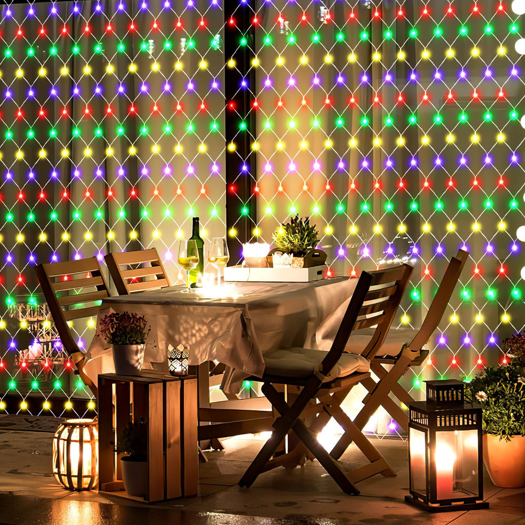Cosmo Go LED Lichternetz Solar mit Fernbedienung
