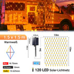 Cosmo Go LED Lichternetz Solar mit Fernbedienung
