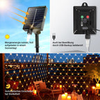 Cosmo Go LED Lichternetz Solar mit Fernbedienung