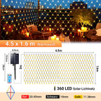 Cosmo Go LED Lichternetz Solar mit Fernbedienung