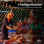 Cosmo Go LED Lichternetz Solar mit Fernbedienung