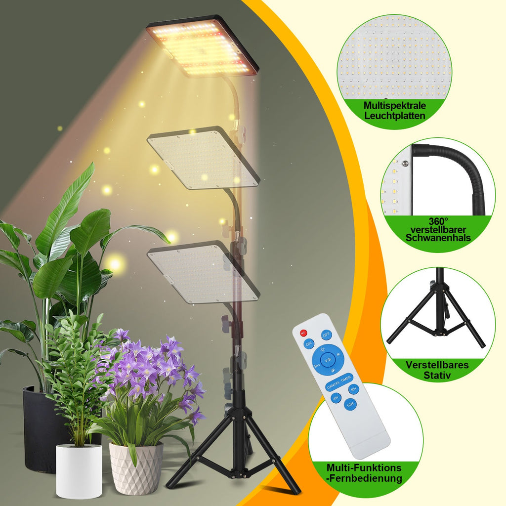 Cosmo Go LED Pflanzenlampe Grow Light UV IR mit Ständer