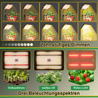Cosmo Go LED Pflanzenlampe Grow Light UV IR mit Ständer