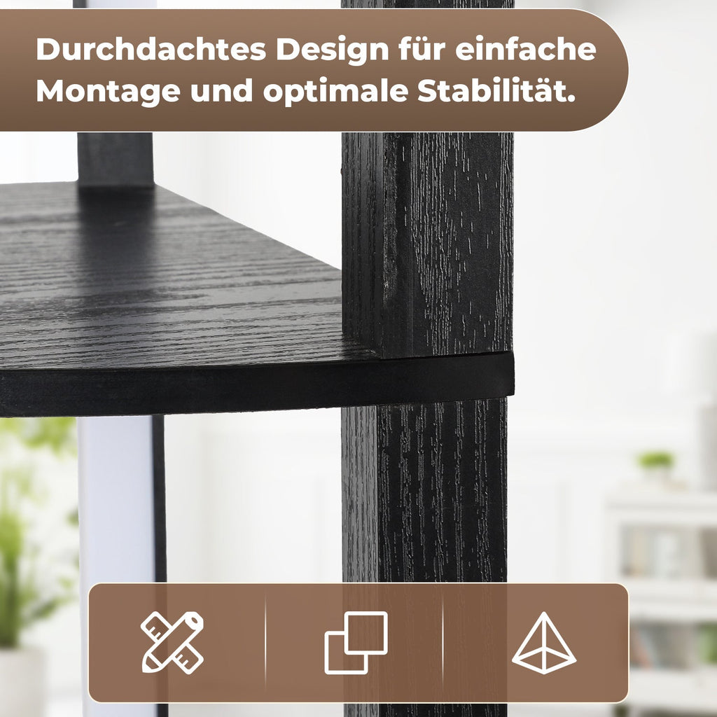 Cosmo Go LED Stehleuchte Stehlampe Dimmbarer mit Regal und Fernbedienung