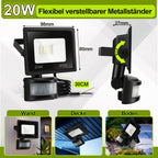 Cosmo Go LED Fluter mit Bewegungsmelder Kaltweiß 10W-100W(kein Stecker)