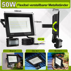 Cosmo Go LED Fluter mit Bewegungsmelder Kaltweiß 10W-100W(kein Stecker)