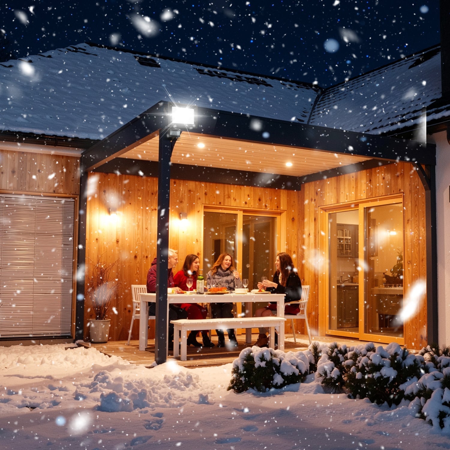 Cosmo Go LED Fluter mit Bewegungsmelder Kaltweiß 10W-100W(kein Stecker)