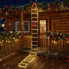 Cosmo Go LED Weihnachtsmann Leiter Lichterkette 3m