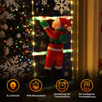 Cosmo Go LED Weihnachtsmann Leiter Lichterkette 3m