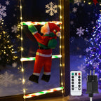 Cosmo Go LED Weihnachtsmann Leiter Lichterkette 3m