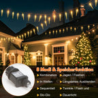 Cosmo Go LED Eiszapfen Lichterkette 40 LEDs