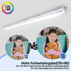 Cosmo Go LED Feuchtraumleuchte 24W 150 cm T8 Kaltweiß