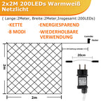 Cosmo Go LED Lichternetz Wasserdicht IP44