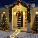 Cosmo Go LED Weihnachtsmann Leiter Lichterkette 3m