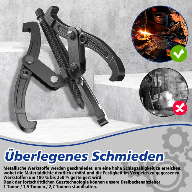 Cosmo Go 3tlg Lagerabzieher Paralellabzieher Lager 3-arm Main Image