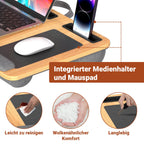 Cosmo Go Laptopkissen Laptoptisch mit Handgelenkauflage & Hepolsterter