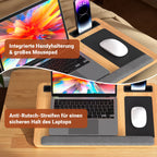 Cosmo Go Laptopkissen Laptoptisch mit Handgelenkauflage & Hepolsterter