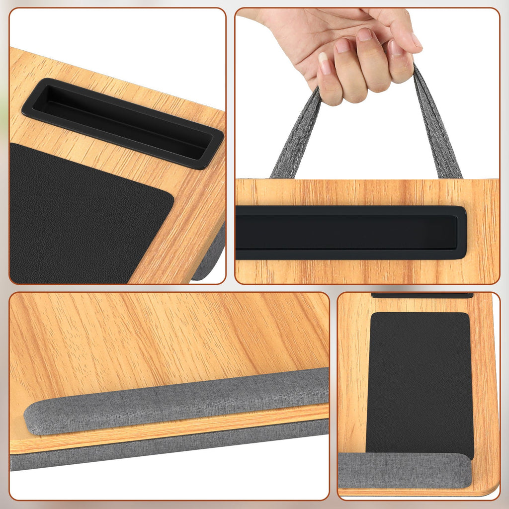 Cosmo Go Laptopkissen Laptoptisch mit Handgelenkauflage & Hepolsterter