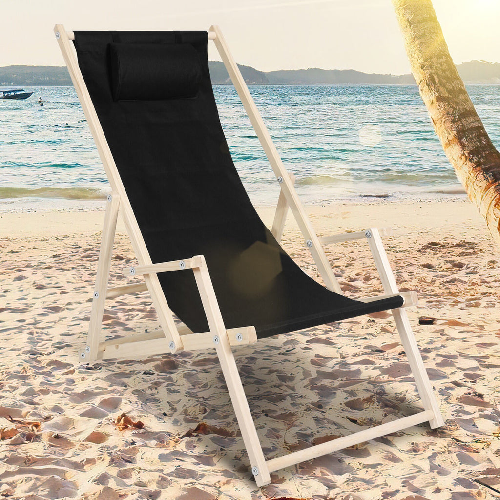 Cosmo Go Liegestuhl Klappbar Strandliege Holz
