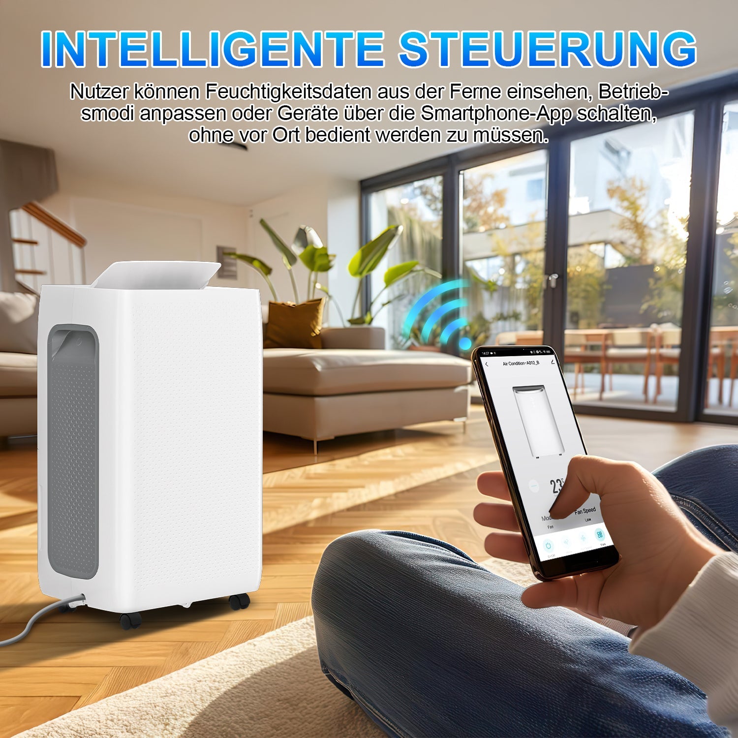 Cosmo Go Luftentfeuchter 26L/Tag mit Wifi/APP-Steuerung