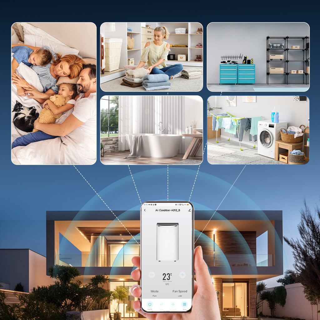 Cosmo Go Luftentfeuchter 26L/Tag mit Wifi/APP-Steuerung