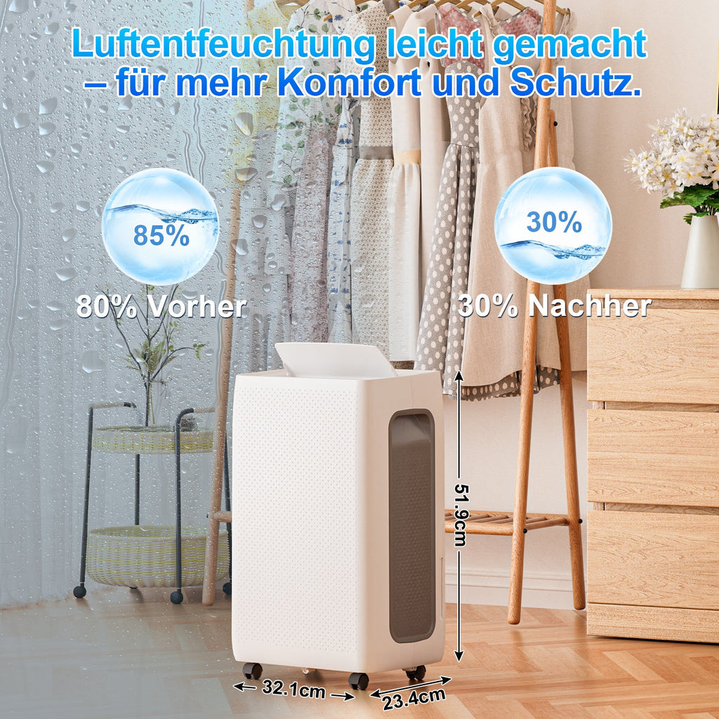 Cosmo Go Luftentfeuchter 26L/Tag mit Wifi/APP-Steuerung