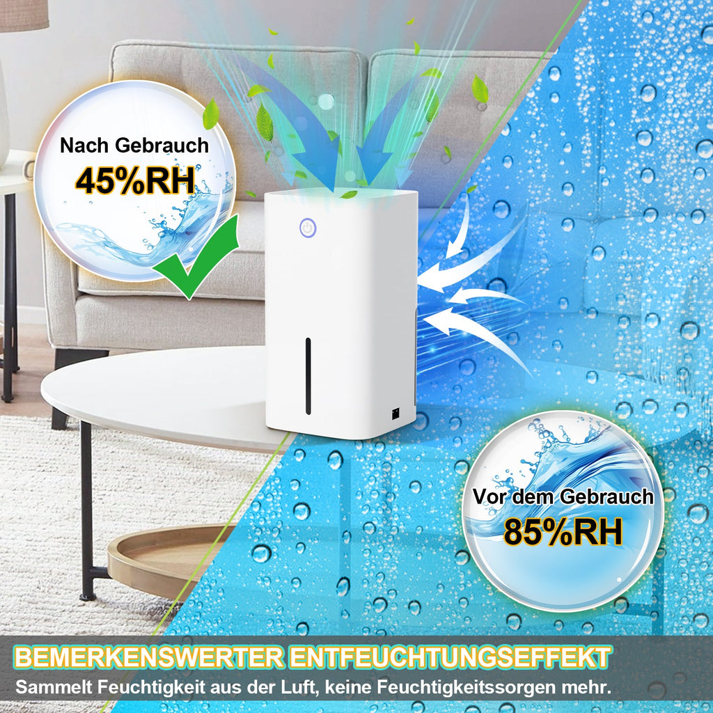 Cosmo Go Luftentfeuchter Mini Entfeuchter Tragbarer 850ml