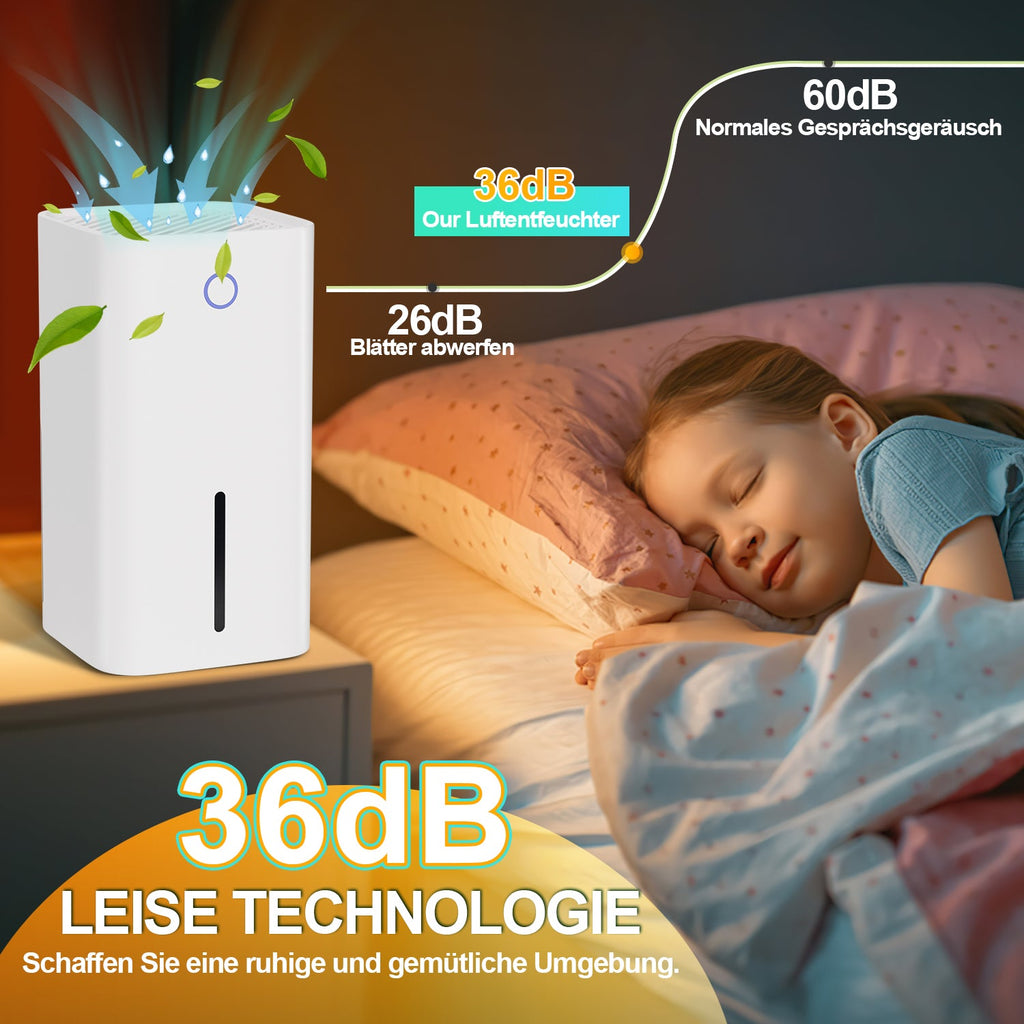 Cosmo Go Luftentfeuchter Mini Entfeuchter Tragbarer 850ml