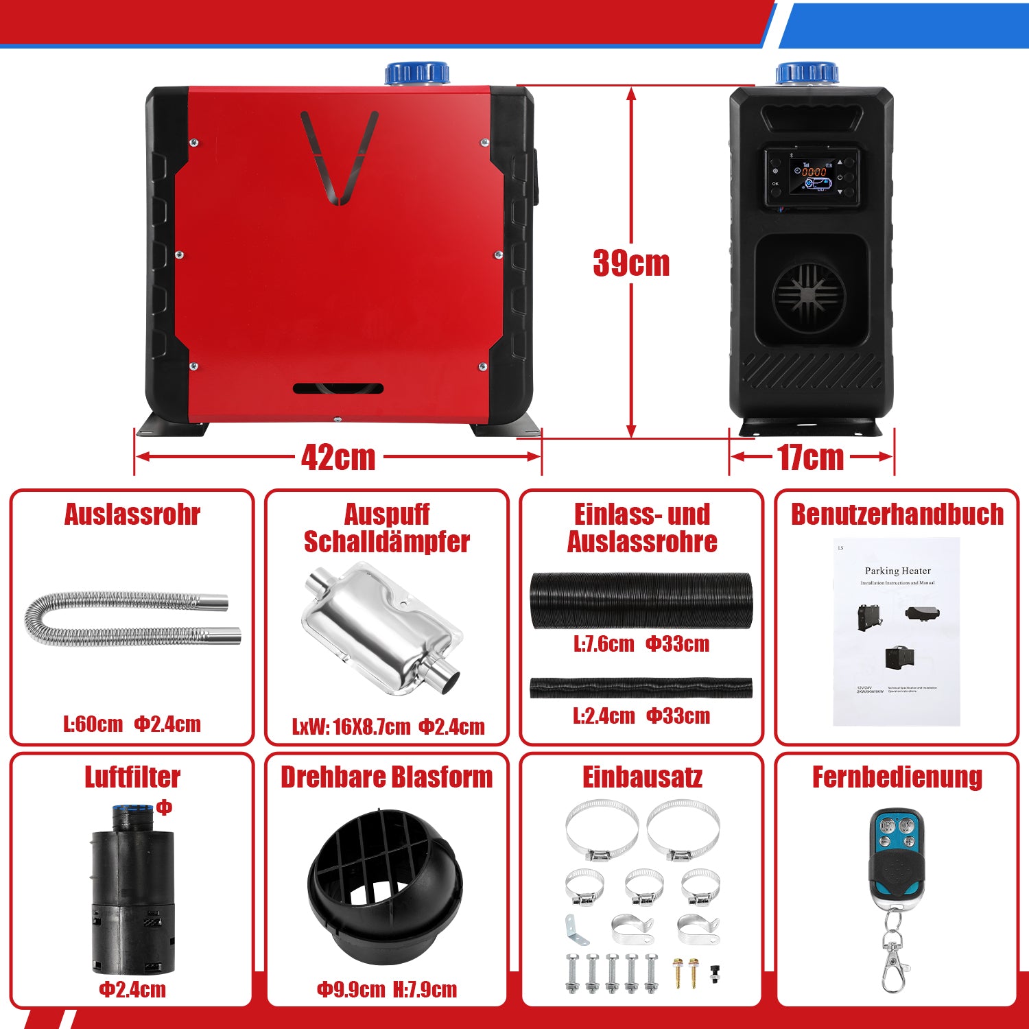 Luftheizung Diesel APP