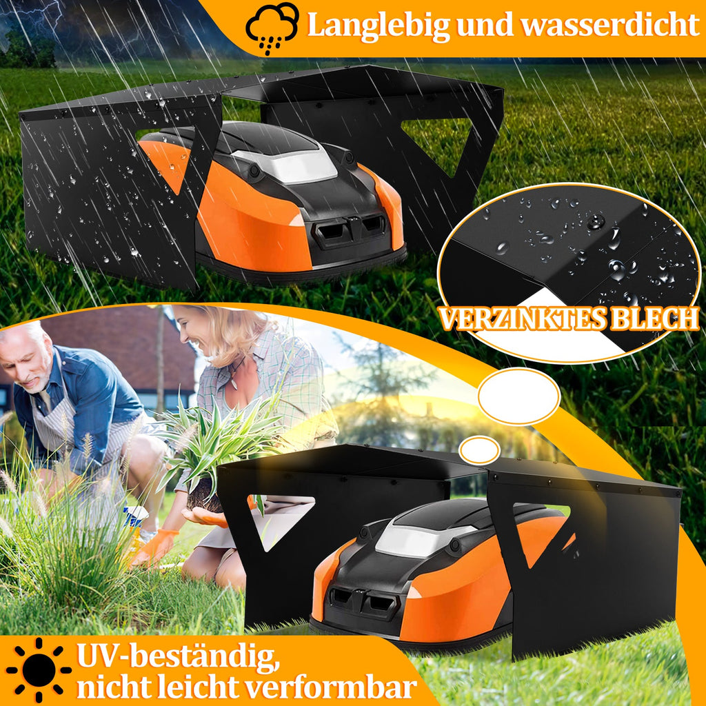 Cosmo Go Mähroboter Garage für Rasenmähroboter Verzinktem(Neue Version)