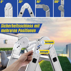 Cosmo Go 7-in-1 Aluminium Mehrzweckleiter 3.6M/4.7M/5.8M