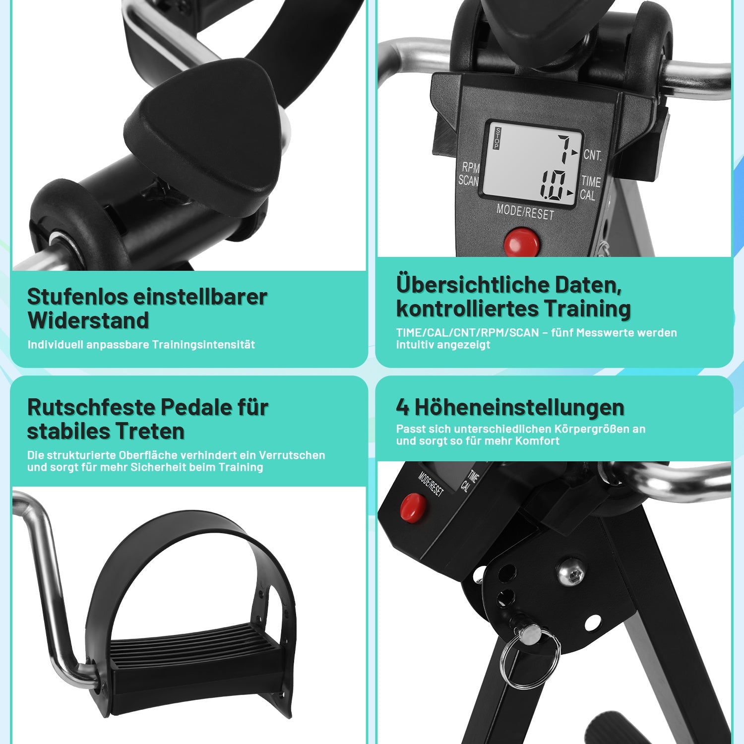 Cosmo Go Mini Heimtrainer Fahrrad Pedaltrainer
