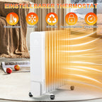 Cosmo Go Ölradiator Elektroheizung 2500W WiFi App & Fernbedienung