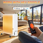 Cosmo Go Ölradiator Elektroheizung 2500W WiFi App & Fernbedienung