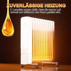 Cosmo Go Ölradiator Elektroheizung 2500W WiFi App & Fernbedienung