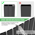 Cosmo Go PVC Sichtschutzmatte Balkon Sichtschutz Doppelte Verstärkung