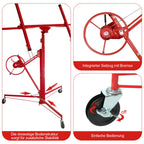 Cosmo Go Plattenheber 68 kg Traglast klappbar Höhenverstellbar 140cm -325cm