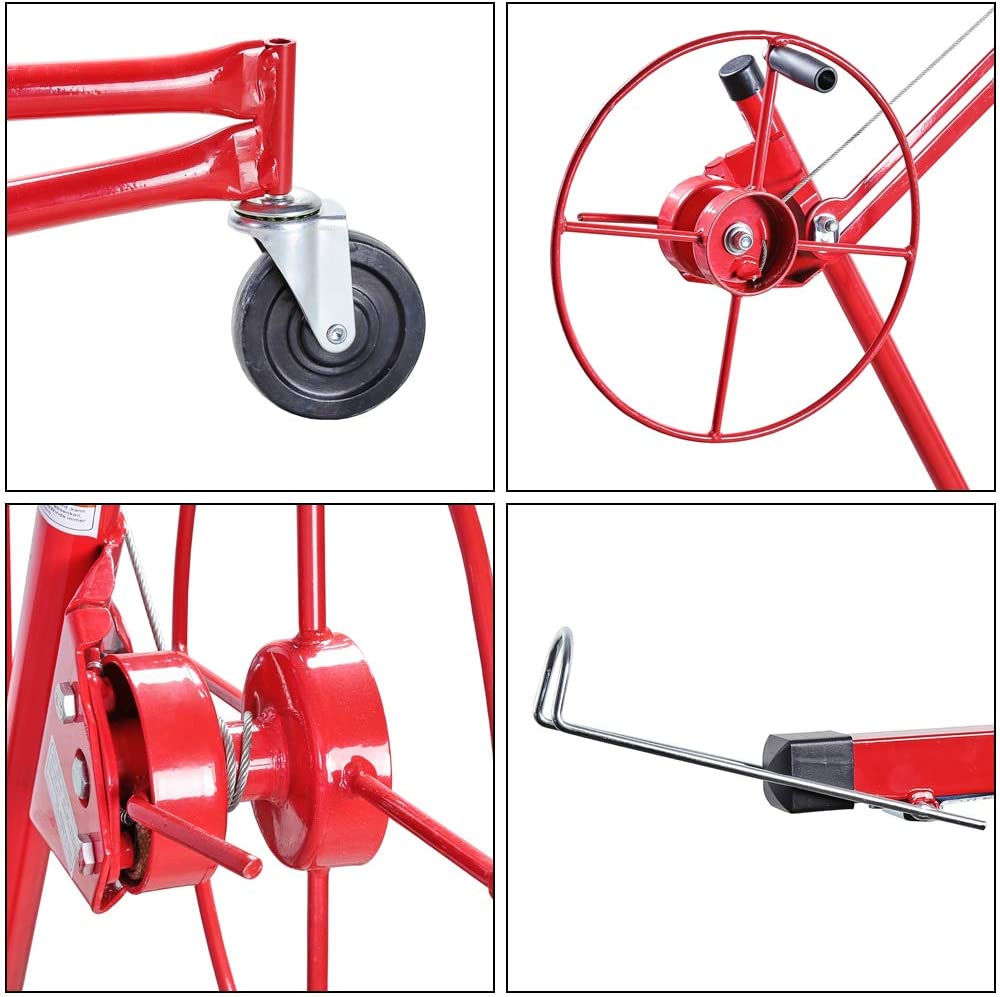 Cosmo Go Plattenheber 68 kg Traglast klappbar Höhenverstellbar 140cm -325cm