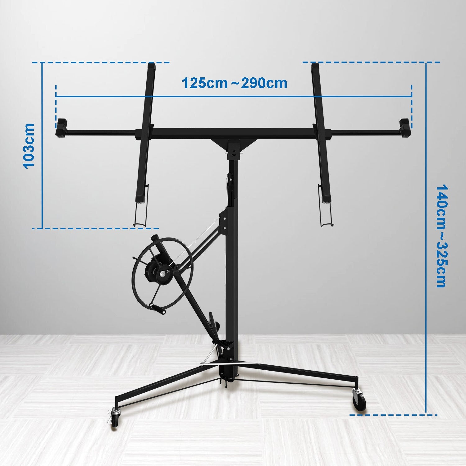 Cosmo Go Plattenheber klappbar 140cm-325cm Höhenverstellbar 68kg