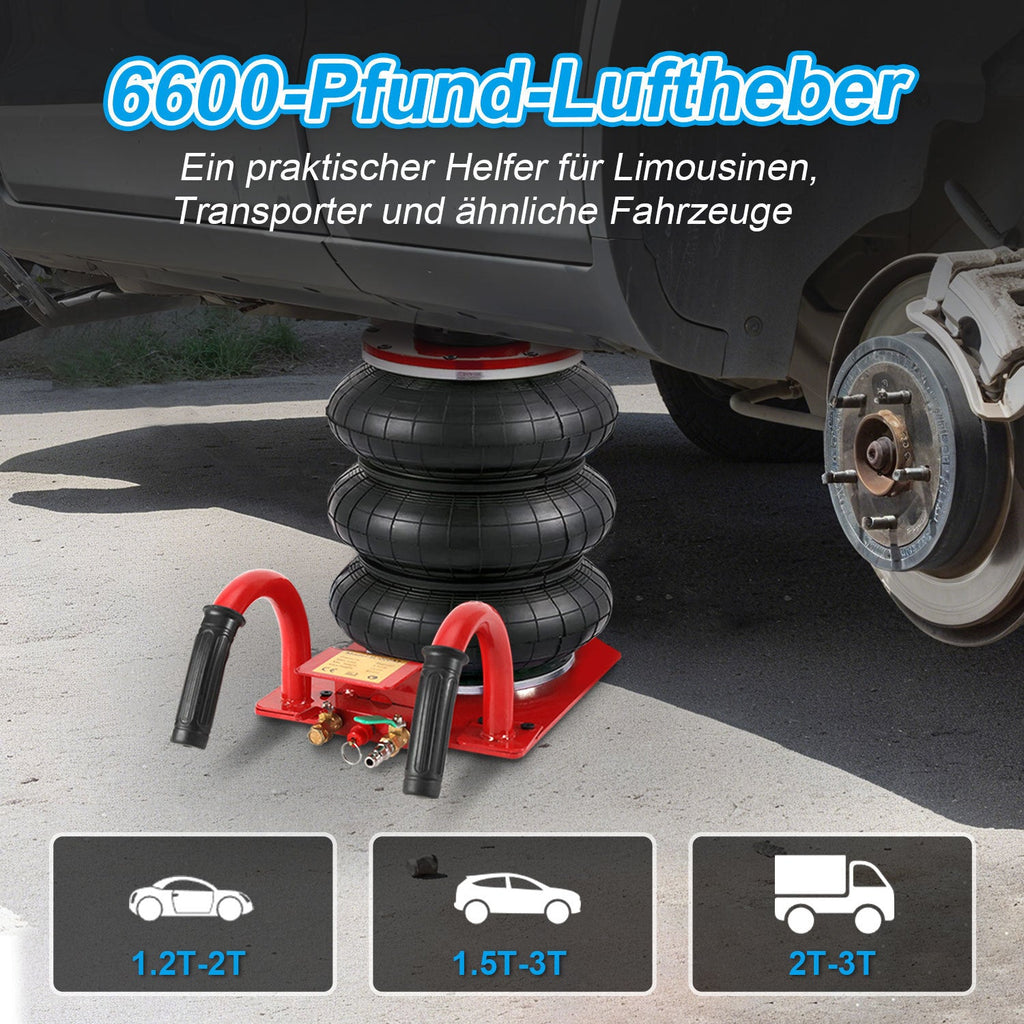 Cosmo Go Pneumatischer Wagenheber 3T 15-40cm