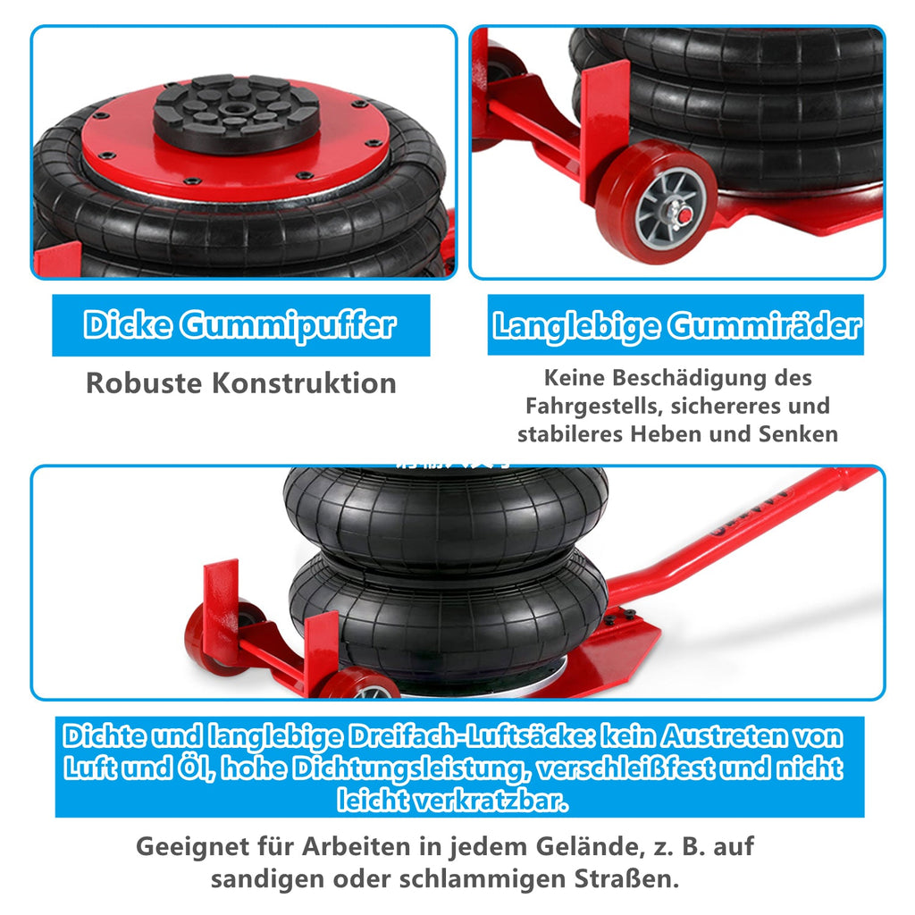 Cosmo Go 3T Pneumatischer Dreifachbeutel-Airjack