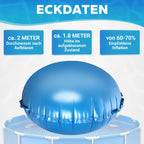 Cosmo Go Poolkissen Luftkissen Winter Rund Ø2m/3m