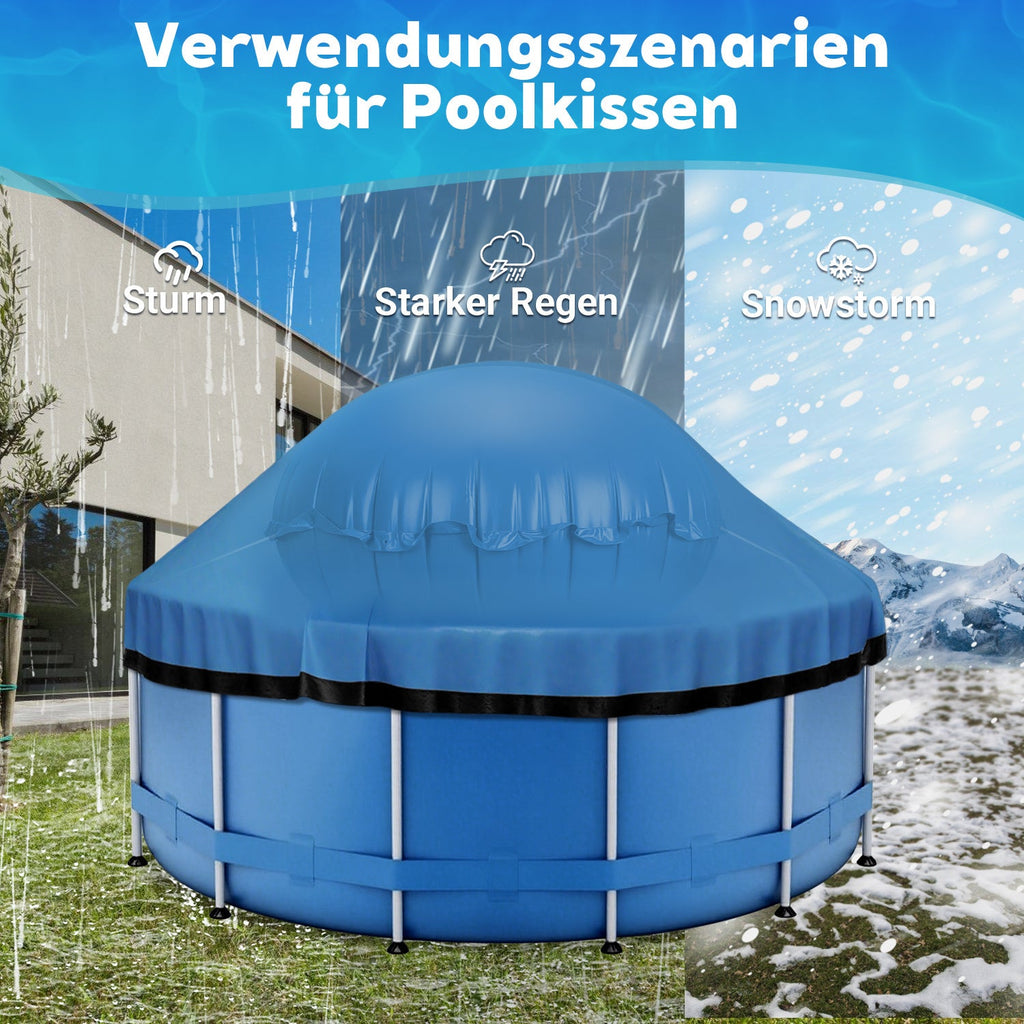 Cosmo Go Poolkissen Luftkissen Winter Rund Ø2m/3m