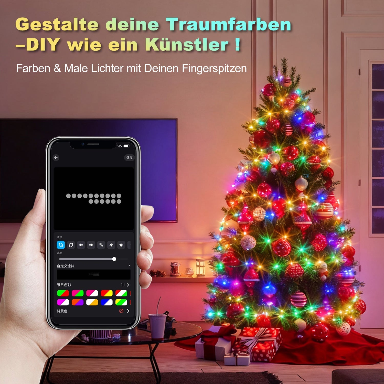 Cosmo Go Lichterkette RGBIC 20m/30m App Steuerung  & Fernbedienung