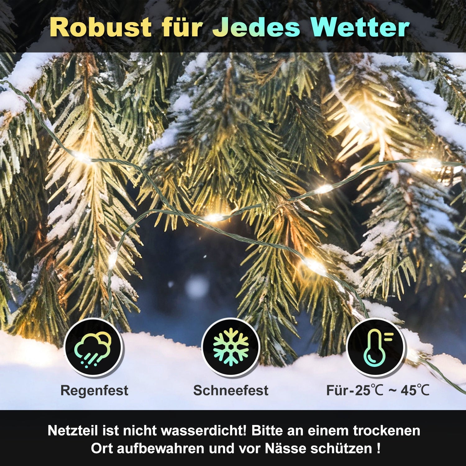 Cosmo Go Lichterkette RGBIC 20m/30m App Steuerung  & Fernbedienung