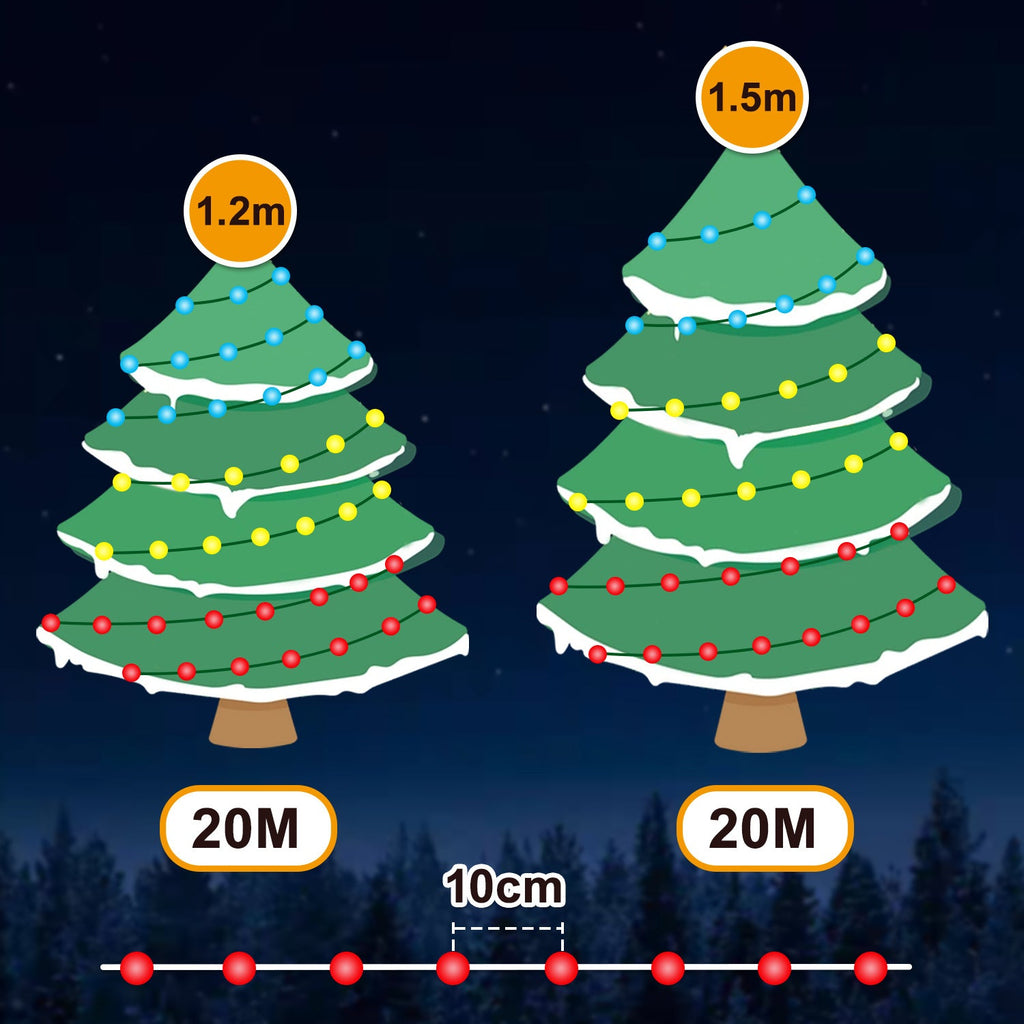 Cosmo Go Lichterkette RGBIC 20m/30m App Steuerung  & Fernbedienung